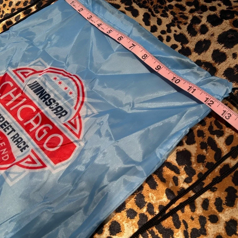 NASCAR Chicago Street Race Weekend Blue Drawstring Backpack